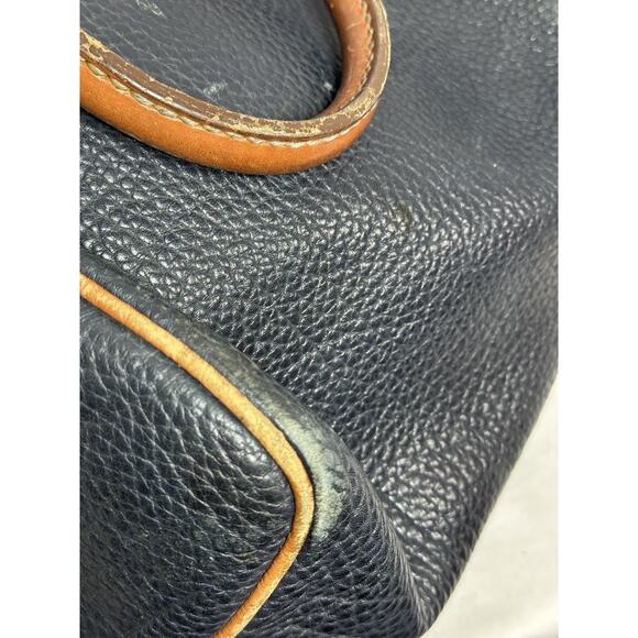 VTG Dooney & Bourke Women’s Leather AWL Gladstone Bag W/ Matching Coin Bag Rare - Picture 10 of 16